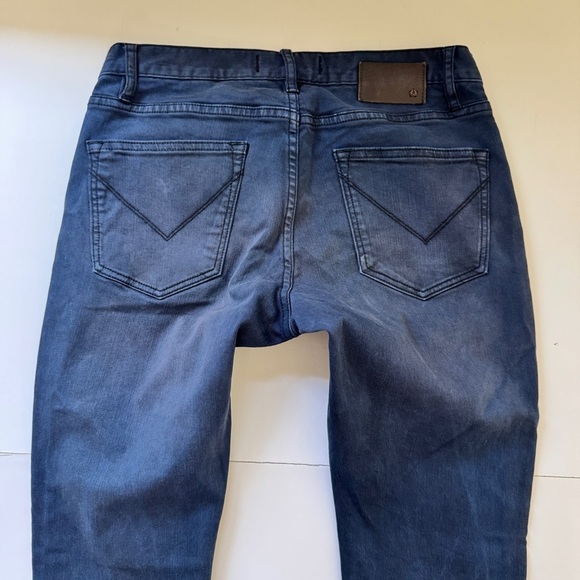 John Varvatos Matchstick Skinny Fit Jeans Denim Ink Blue Pants Trousers Sz 29 - Picture 13 of 15